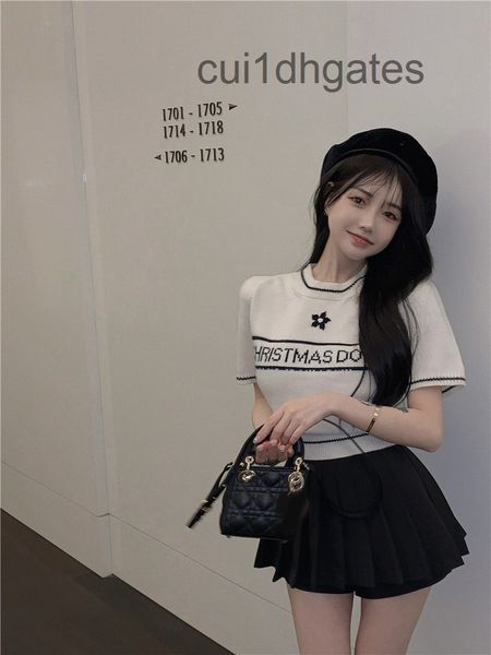

2022 designer di or t shirt and tees dress nn shenchou ~ five pointed star round neck embroidered letter sweat, Gray