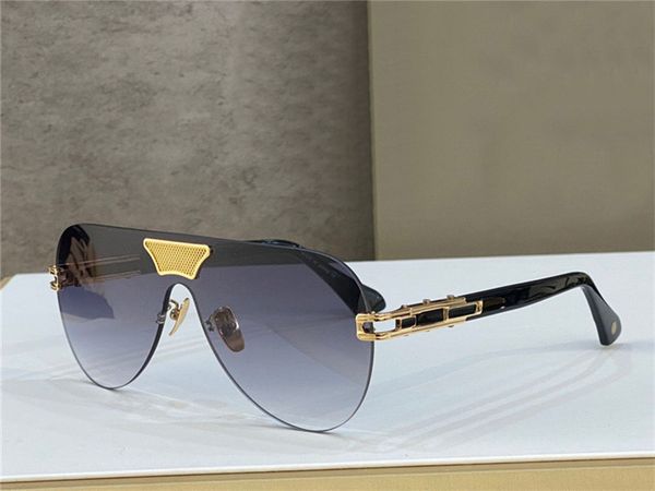 Vendita di occhiali da sole di design alla moda GRAND ANE pilot frameless frame shield lente semplice stile alla moda Giappone fatto a mano di alta qualità occhiali di protezione uv400 S162-02