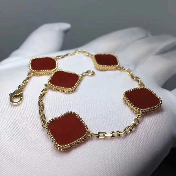 Pulseira feminina de moda, presente de aniversário e casamento, folheado a ouro 18 quilates sem desbotar de alta qualidade