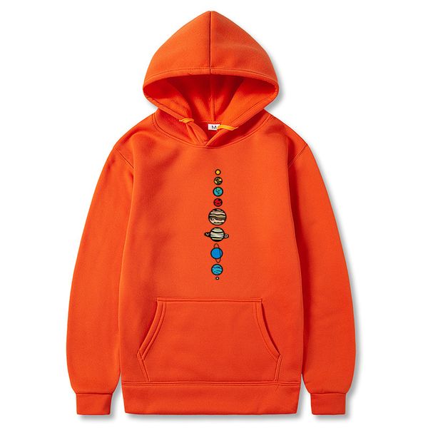 

harajuku men hoodie planets colour casual hoodies sweatshirts new autumn creative design funny fashion hoody pullover streetwear, Black