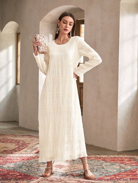 

solid textured tunic dress g8gb#, Black;gray