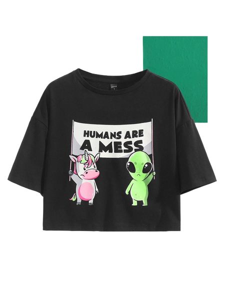 

x eduely slogan and cartoon graphic crop i8ds#, White