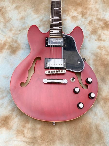 

electric guitar, semi-hollow,339, wine red, army green, right and left hand