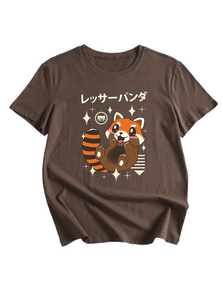 

romwe x vincenttrinidadart cartoon graphic tee t6yf#, White