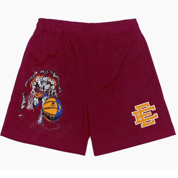 

fashion eric emanuel men's shorts brand ee classic basic new york city skyline luxury casual women men fitness sports pants workout mes, White;black