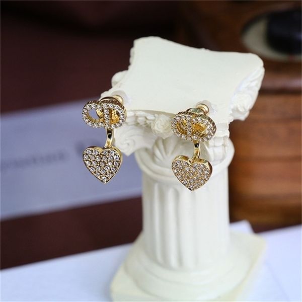 

2022 36% off designer jewelry d family new letter love earrings, Golden