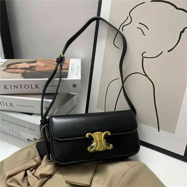 

factory online export designer trendy bags new triumphal arch underarm single shoulder tide old flower cross women's fashion