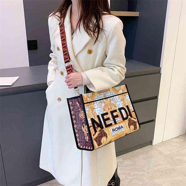 

68% off 60% off home tote bucket hand fashion women's handbag one shoulder versatile printed messenger bag fashion80sc
