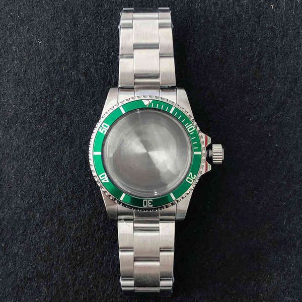 

horloge accessoires 39 5mm rvs case aluminium bezel acryl glas geschikt voor japanse nh35 beweging p1 0214, Slivery;brown