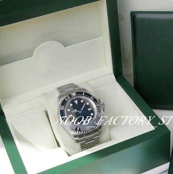 

men watches new factory christmas gift mens 2813 automatic movement 44mm stainless steel black dial luminous 116660 with original box, Slivery;brown