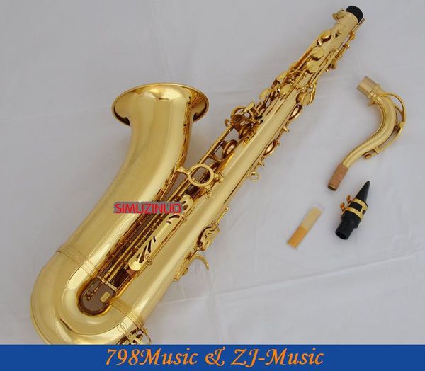 

bb gold tenor saxophone sax double bar low b and c high f#