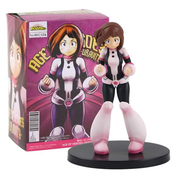 

my hero academia ochaco uraraka pvc action figure boku no hero academia model toys figurine dolls238l