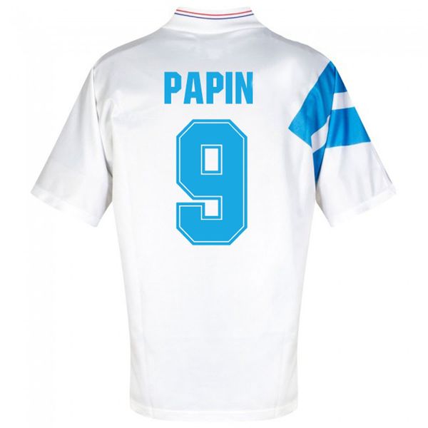 

retro marseilles 1992/93 desailly deschamps boli om soccer jerseys vintage kit classic shirt, Black;yellow