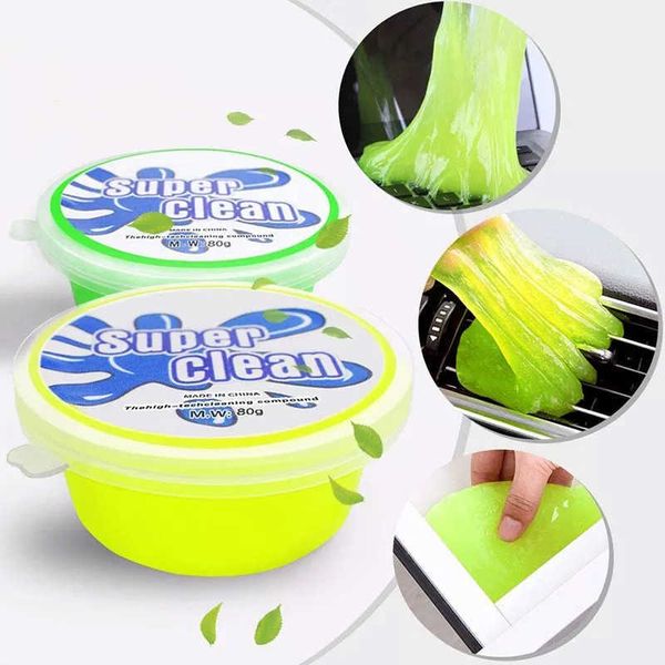 60ml super poeira limpo barro teclado de limpeza de carro interior limpeza gel slime brinquedos lama putty usb para cola de limpeza de laptop