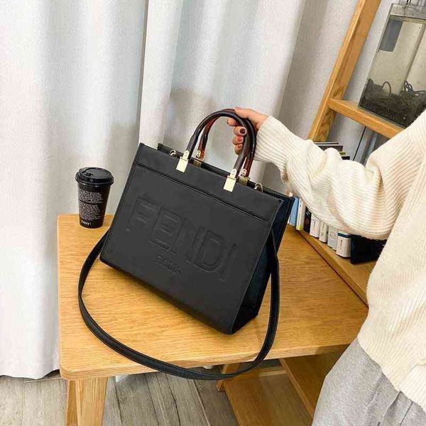 

r women's bag portable tote trend solid color singlehigh