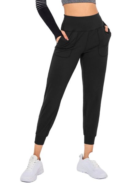 

breathable softness wide waistband sports pants y2bq#, Gray