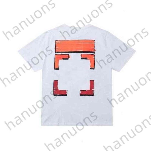 

fashion off brands cotton arrow t shirts designer oil paintting short sleeves mens tshirt casual tee back printing x black white 4a04f, White;black