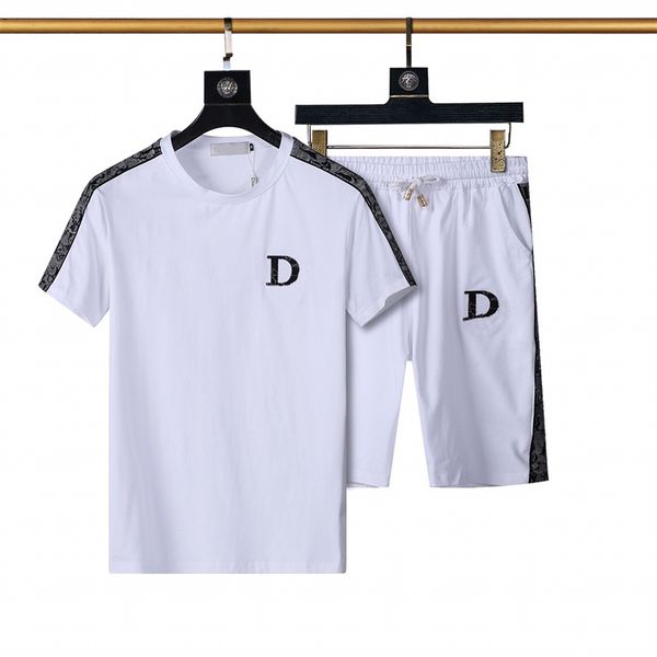 

summer mens designer tracksuit for man women jogger track suit fashion men tracksuits letter clothing casual sports short sleeve sweatsuits, Gray