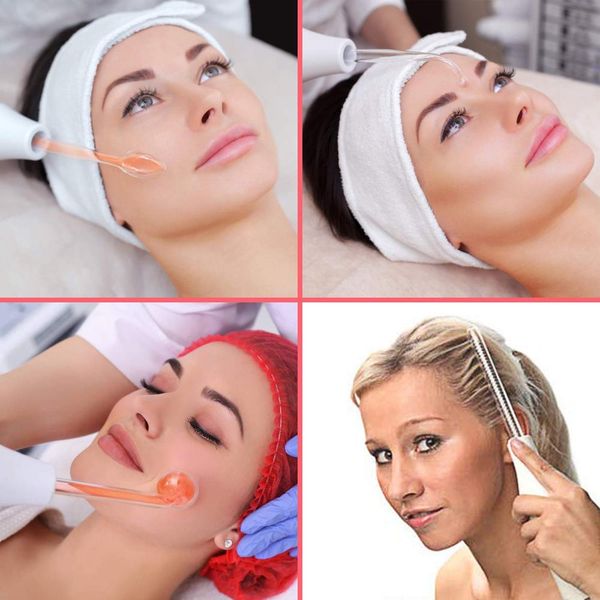 

electrotherapy beauty apparatus high frequency wand glass tube wrinkle acne remover skin tightening machine skin care tools perf