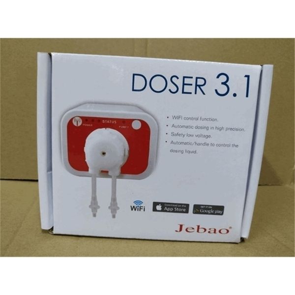 1 peça Jebao Tittration Pump With WiFi for Fish Tank Doser3.1 pode ser operado pelo telefone celular Rium Supplies Y200917
