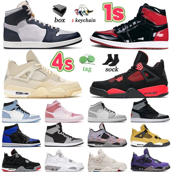 

designer jumpman men trainers basketball shoes grey camo jumpmans 1 rebellionaire 4s bred patent canvas white oreo 4 red thunder black cat w