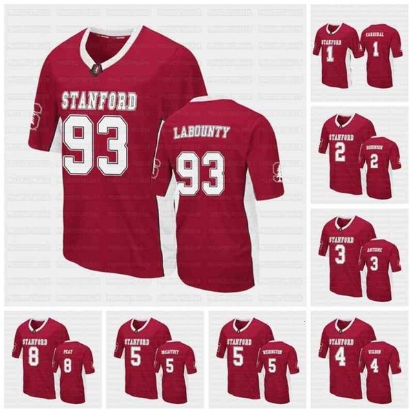 Uf CeoC202 Fußballtrikot NCAA Stanford Cardinal Curtis Robinson Malik Antoine Wilson McCaffrey Wedington Peat West Keck Mills Jones Toner Damuni