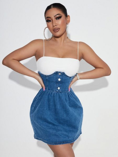 

sxy washed zip back denim dress without cami y73w#, Black;gray