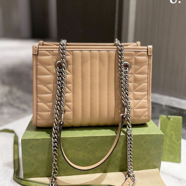 

vintage tote bag on chain backpack handbag womens leather quilted medium baguette book totes handle pack women shopper bag portable wallet s