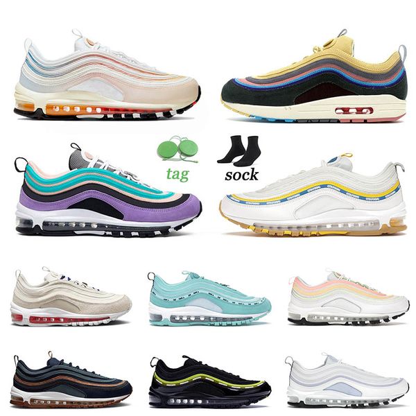 

mens womens fashion sneakers running shoes 97s cowboys fan bred reflective sean wotherspoon golf nrg lucky and good satan sports trainers si, White;red
