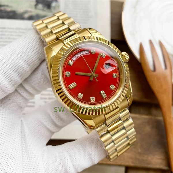 

ladies mens watch 41mm 36mm automatic mechanical movement 904l stainless steel bracelet luminous water resistant gold watches, Slivery;golden
