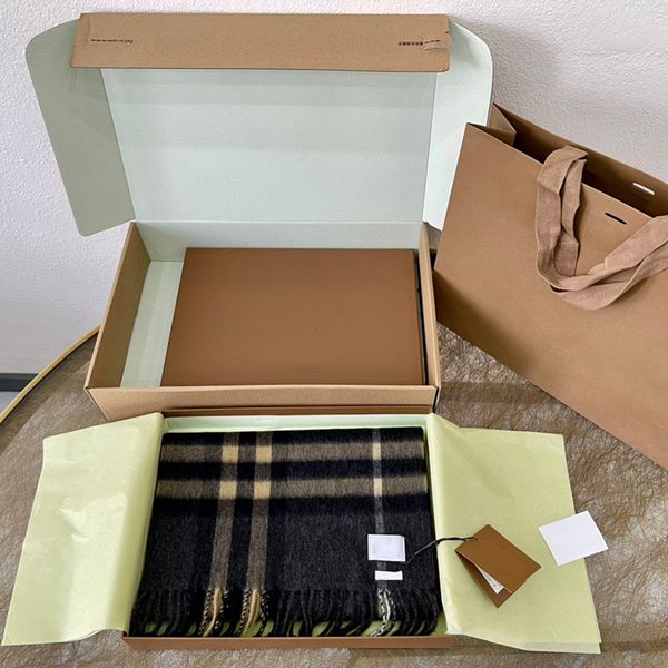 

designer scarf wholesale new style luxury scarves designers cashmere plaid scarfs brand classic original quality for women warm winter 9a, Blue;gray