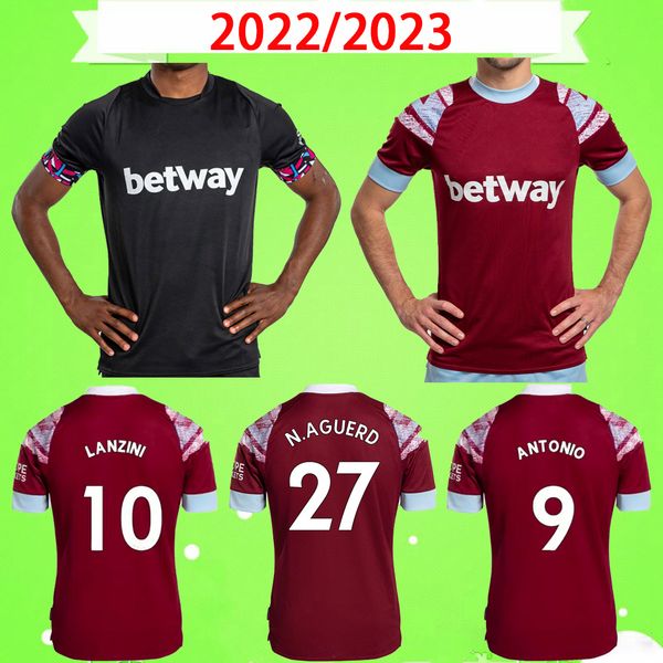 

2022 2023 soccer jerseys lingard anderson rice noble man football shirts mens kit sets home away third 3rd 22 23 united 3rd utd s-2xl qualit, Black;yellow
