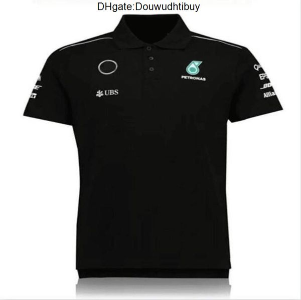 

luxury men's petronas designer t shirts mercedes amg f1 formula one racing polos women casual short sleeve t-shirts benz polo lewis 65x, White;black