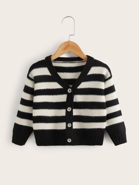 

toddler boys striped pattern cardigan she02, Blue