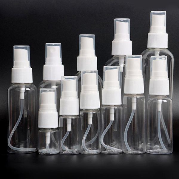 

plastic pet spray bottle skin care set package alcohol bottles