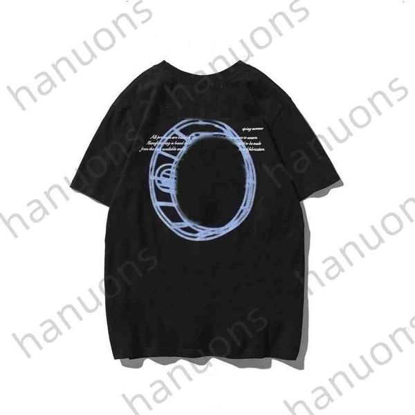 

clothing t shirt off men's t-shirts spring and summer new stereo letter pattern round neck pullover short sleeve printed print x back, White;black