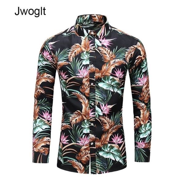 

45kg120kg autumn new button leaves and flowers printed long sleeve regular fit blouse 5xl 6xl 7xl 210412, White;black