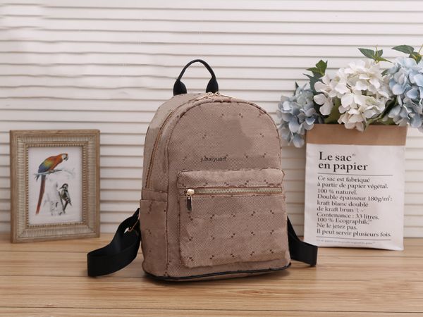 

luxury designer handbags shoulder bag handbag women's bags double g logo luxury travel backpack mini school bags leather small schoolba