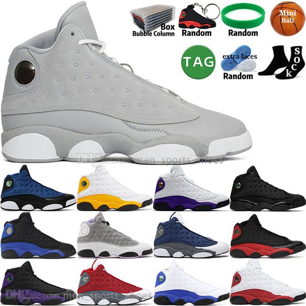 

brave blue red flint bred hyper royal 13 13s mens basketball shoes del sol court purple houndstooth black cat he got game lakers men sports