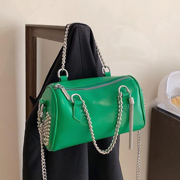 

evening bags pu leather shoulder bag pillow crossbody for women chain fashion luxury designer handbag purse women's 2022 trend femaleev