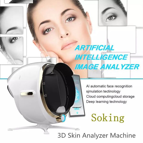 

professional skin analyzer magic mirror digital facial testing scanner moisture machine