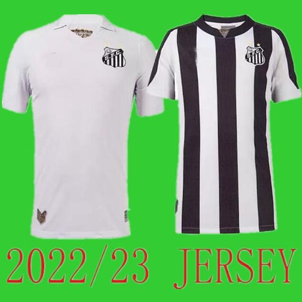

santos 2022-23 soccer jerseys fc 60th anniversary special home away 2022 2023 gabriel 11 kaiky 28 goulart 10 leonardo 9 pirani 20 jersey foo, Black;yellow