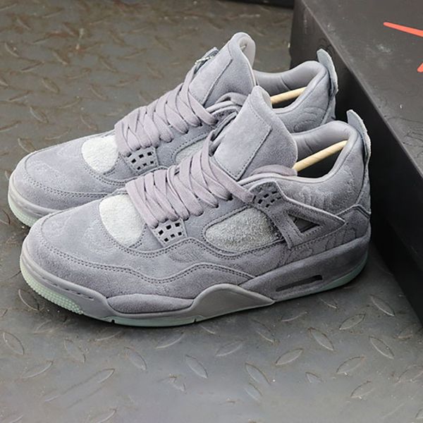 

shoes jumpman 4 design basketball graffiti version cool grey sneaker ship