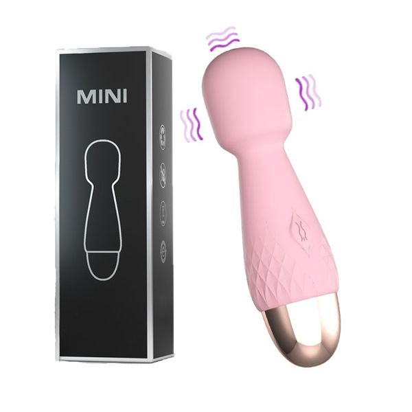 Vibrador de 10 velocidades AV Stick Mini USB Charging Strong Shock feminino clitóris feminino masturbador goturbador aldult brinquedos sexyy for women