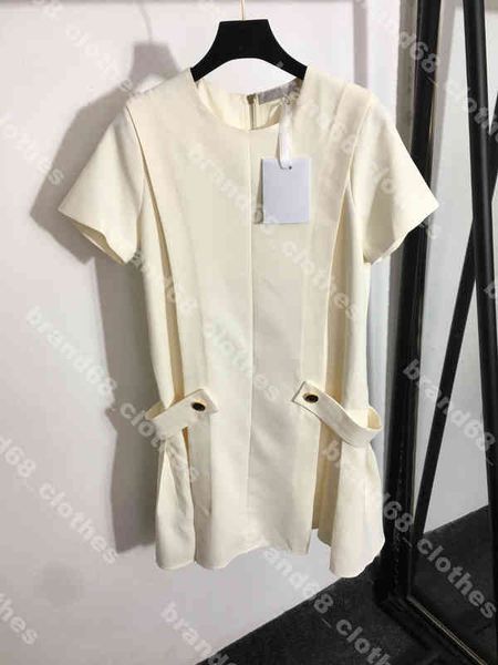 

designer slim dress women cotton white shirt dresses logo d..r brand short sleeve oversized xl summer dresses for women 2022 knee length spr, Black;gray