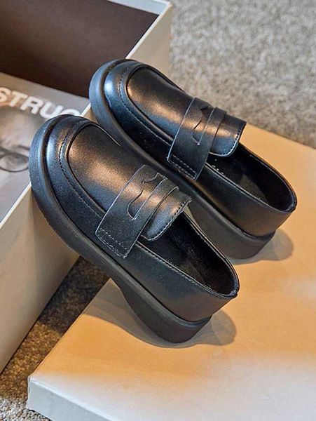 

kids minimalist flat loafers she, Black;grey