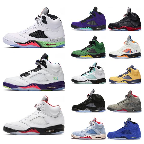 

shoes basketball shoes 5 5s sneaker men alternate bel og black metallic space jam throphy room what the sports sneakers outdoor trainers