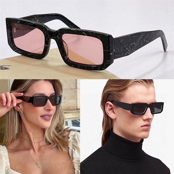 

occhiali symbole series acetate mens womens designer sunglasses pr06ys temple 3d interpretation of traditional triangle logo image2449, White;black