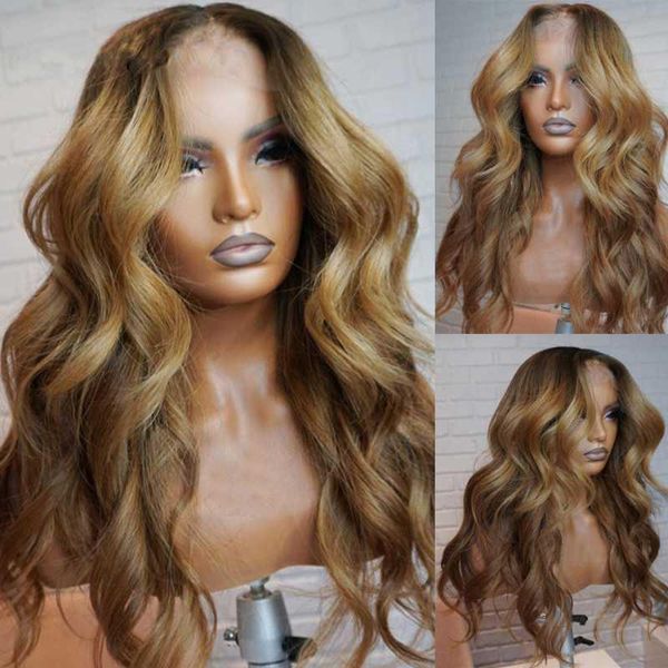 

blonde long body wave lace frontal wig brazilian human hair wigs with natural hairline glueless remy for black women baby hair greatremy per