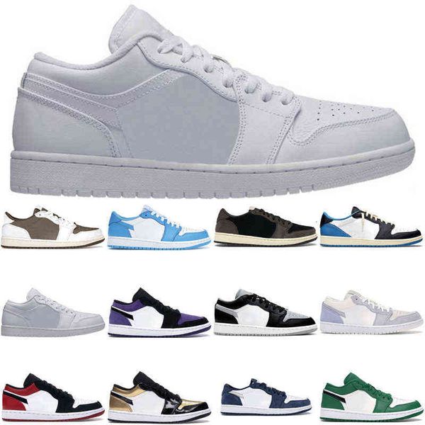 

1 1s unc men women basketball shoes university blue black og cactus court purple triple white mens paris midnight navy gold sneakers